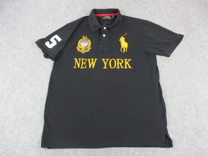トップス polo ralph lauren new york black s size Classic Fit New York Mesh Polo Shirt