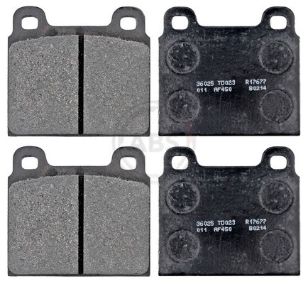 Front A.B.S. 36025 Brake Pad Set, disc brake for ALFA ROMEO,BEDFORD,FERRARI,FORD