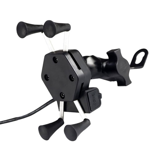 Mobile Phone Holder Mount for Motorcycle Handlebars Cellphone Bike - 第 7/12 張圖片