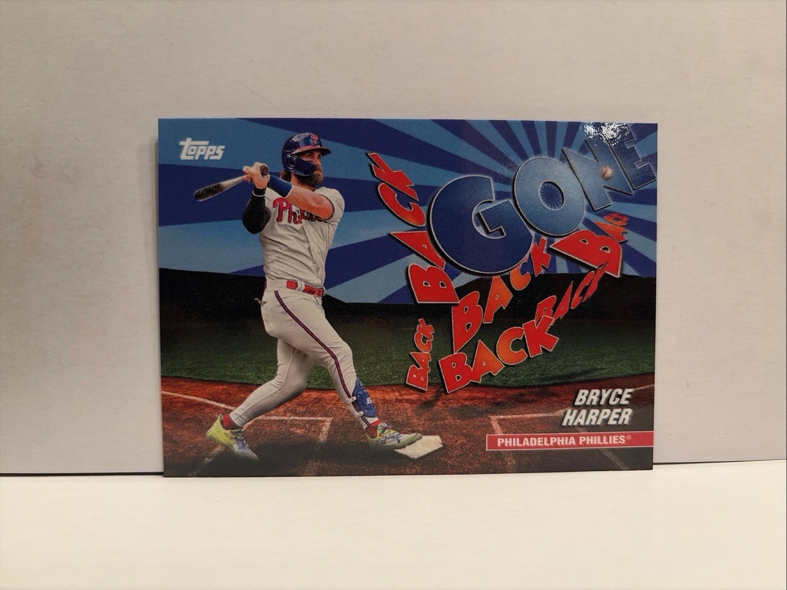2024 Topps x Berman Boomers Baseball #18 Bryce Harper Back Back Gone