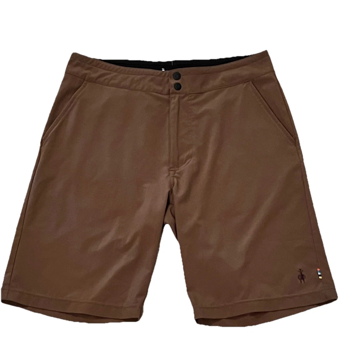 SmartWool Mens Sport Swim Athletic Hiking Casual Quick Drying Shorts Brown Men M