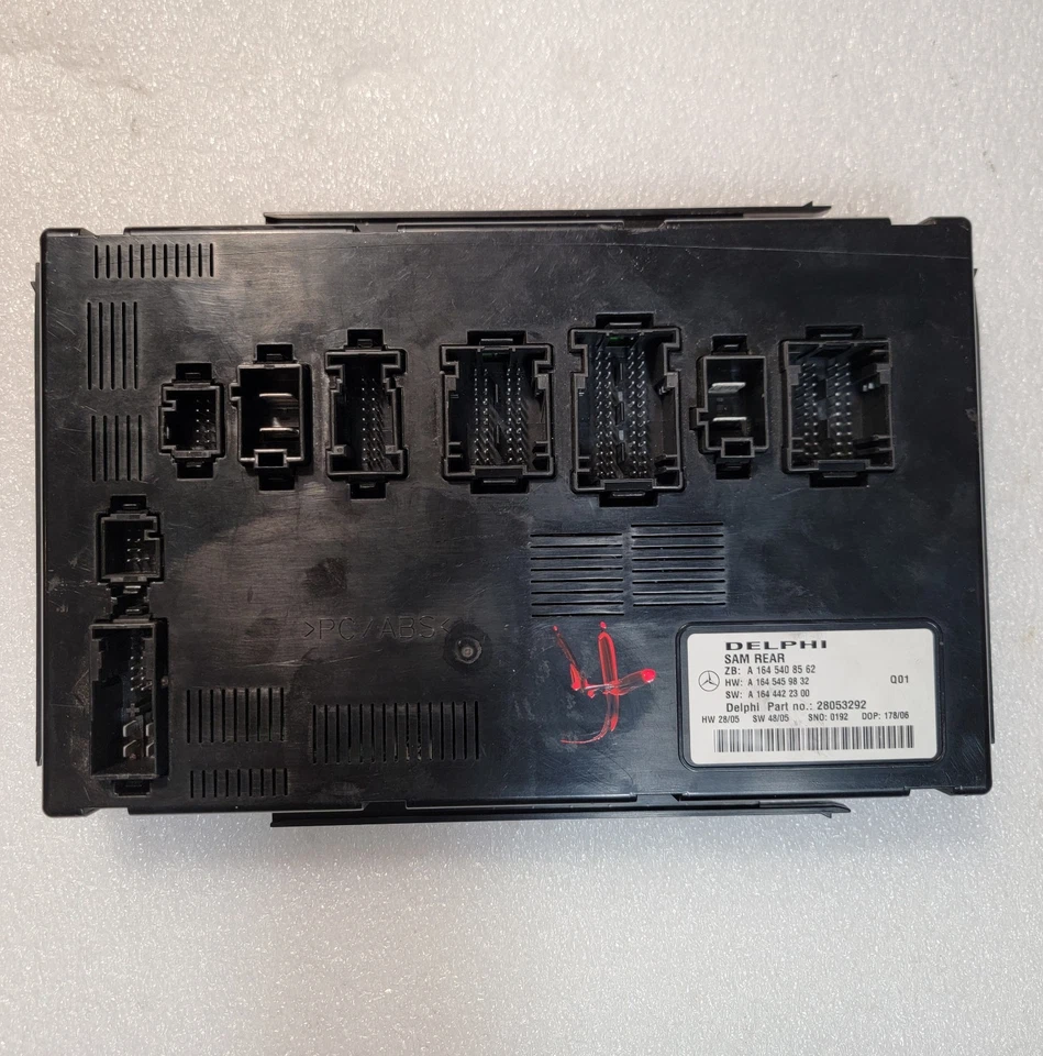 2006-2012 Mercedes Benz W164 ML350 R350 Rear Sam Control Module A 164 540 85 62 - Image 3 of 4