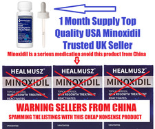1 Month Supply Minoxidil 5% Mens Top Brand US Genuine Product Trusted UK Seller