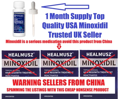 MEMBER'S MARK 1 Month Supply Minoxidil 5% Mens Top Brand US Genuine Product Trusted UK Seller
