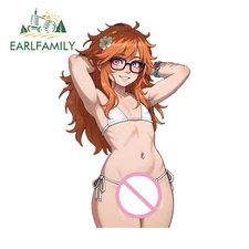 EARLFAMILY 5.1" Futa Car Sticker Surfboard Tumbler Artistic Car Door PVC Decal