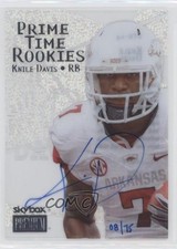 2013 Fleer Retro 1999 Skybox Premium Prime Time Rookie 8/75 Knile Davis Auto i5f