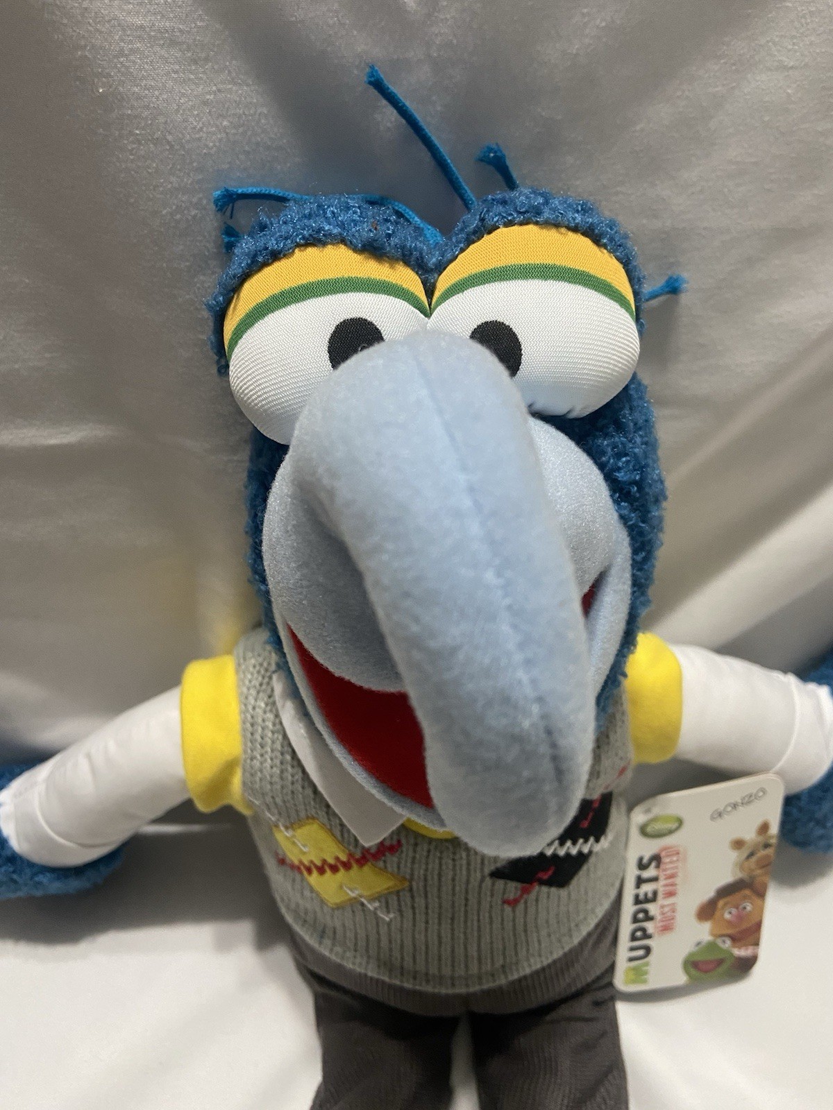 NEW! NWT Gonzo Stuffed Animal Plush Toy Muppets Most Wanted Disney 17” Perfect