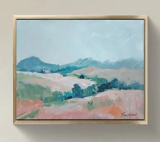 Original Impressionist Painting on 11 in x14 in Canvas - Signed by the Artist