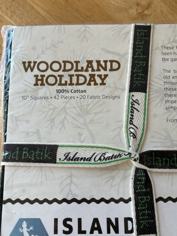 Island 蜡染 - 10 英寸方形 (42) 森林假日 — 第 3/3 张图片