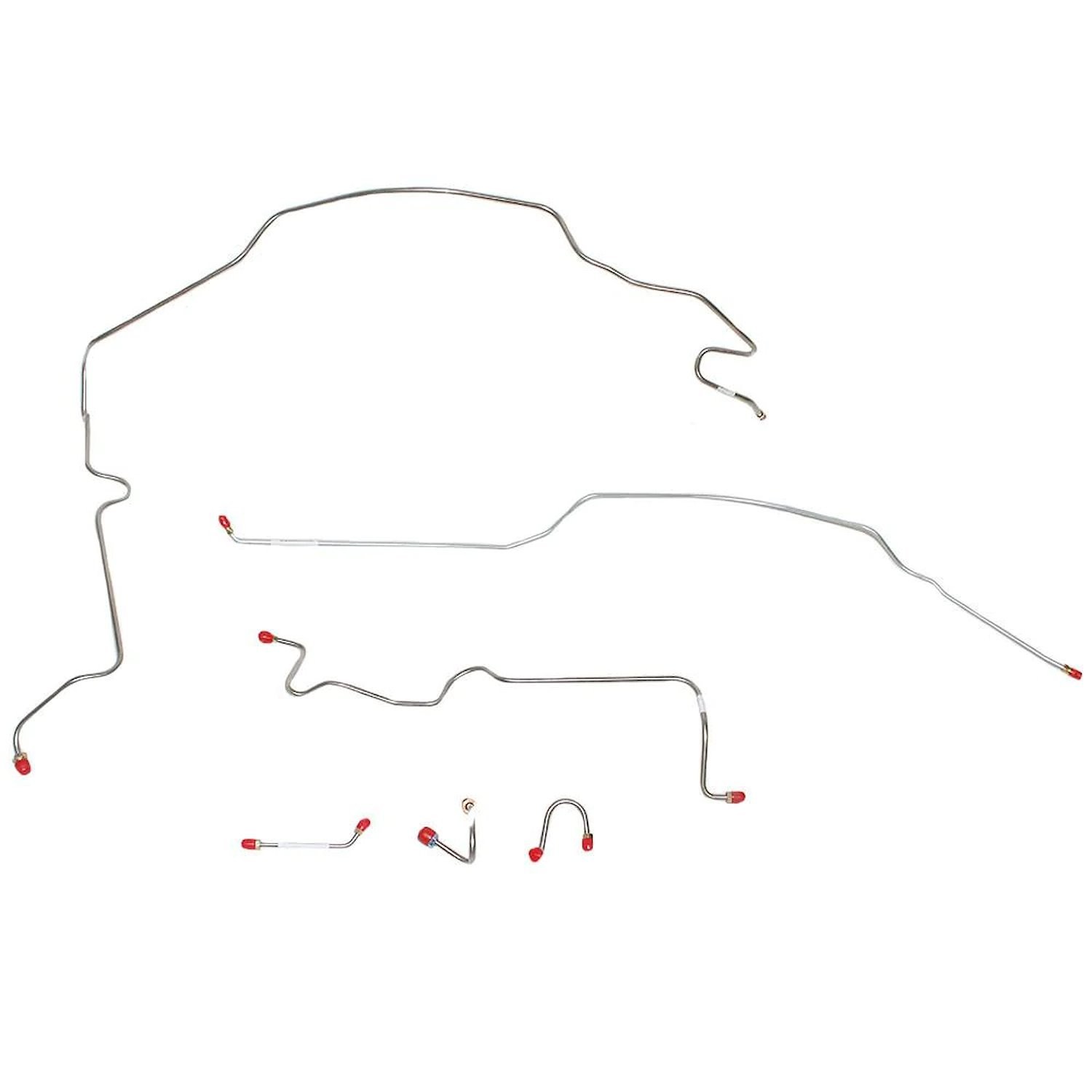 JEGS Front Brake Line Set for 1967-1970 Chevy C20, GMC C2500 2WD Trucks -