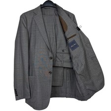 Brooks Brothers Golden Fleece 2-Piece Suit Mens 40R 34x30 WOOL Glen Plaid 2498