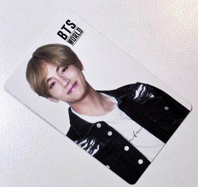 BTS V TAEHYUNG World OST Double Sided Official Photocard / K-POP