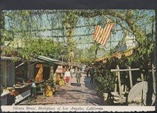 Amerika Postkarte - Olvera Street, Geburtsort von Los Angeles, Kalifornien RR2976