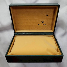 Scatola orologio Rolex originale 68.00.71 Rolex Submariner verde scatola legno nuovo cuscino