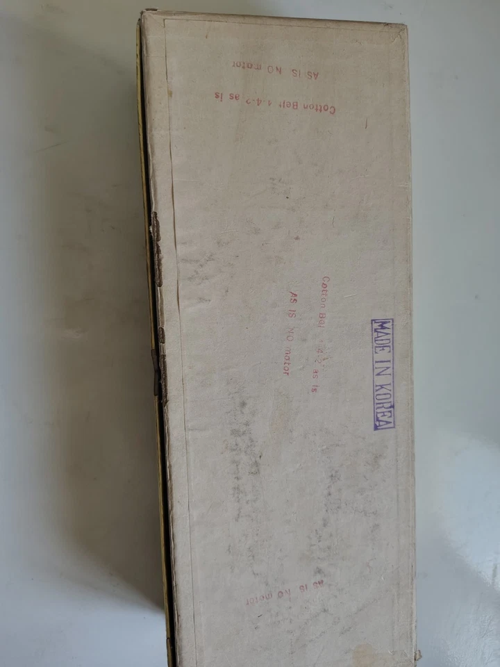 VTG Korean Brass Engine & Tender Cotton Belt #600 Hon-3 Scale 4-4-2 Painted Box - Image 2 of 4