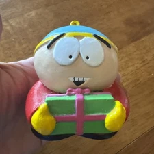 Vtg Comedy Partners 2005 South Park Cartman Holding Present Christmas Ornament