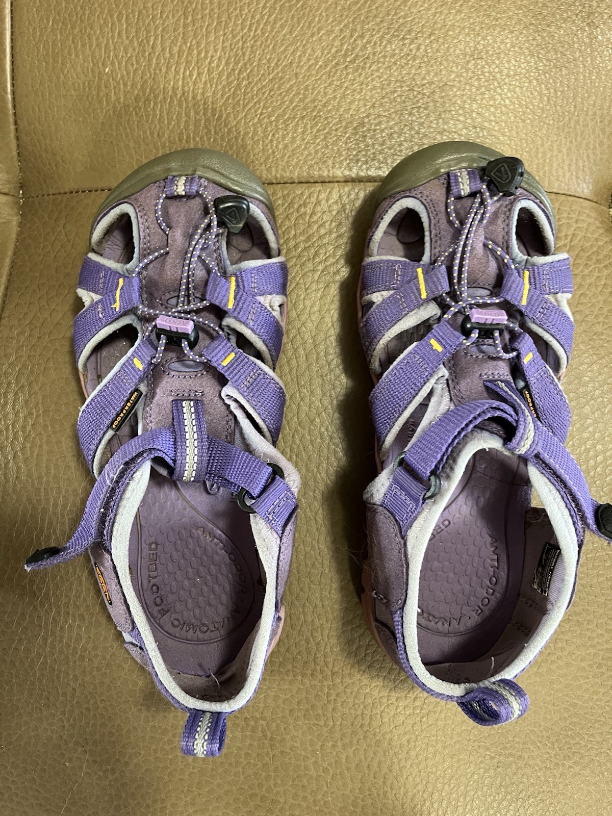 Sandali KEEN viola con gancio e passante ad acqua bambino grande ragazzo TAGLIA 3