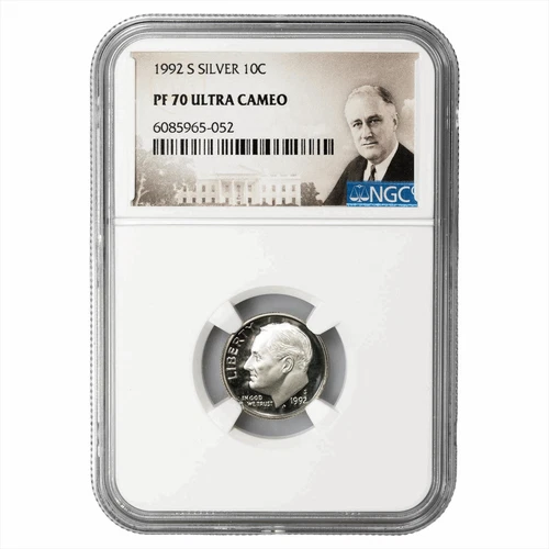 1992S Roosevelt Commemorative Silver Dime 10C NGC PF 70 UCAM