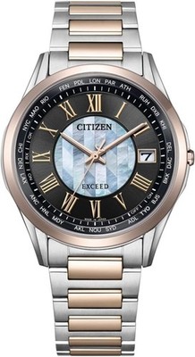 CITIZEN EXCEED CB1115-68W Analog  Silver/Cherry Blossom Pink Sakura