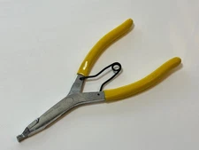 Indestro Tools USA Super 2132  YELLOW GRIP (Rare) Snap-Ring Pliers NEW Old Stock