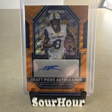 2023 Panini Prizm Draft Picks DPA-DFW Bryce Ford-Wheaton AUTO Orange  /75