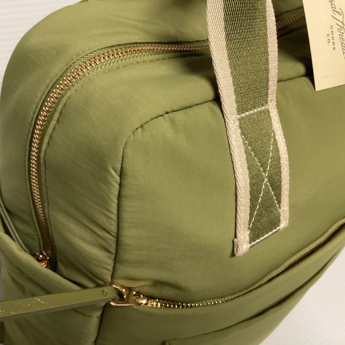 NWT Square Backpack tote- Universal Thread Green olive Misc
