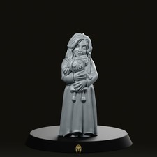 Cute Child Fantasy Miniature Creepy Doll NPC