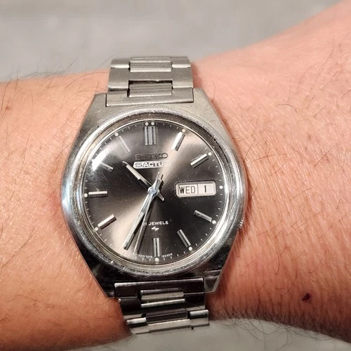 Seiko 5 ACTUS, Vintage Gents Watch, 7019-8010, 1973, Original S/STEEL