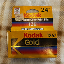 Kodak Gold 126 Color Film ISO 200 24 Exp Exp 05/1997 MPN GB 126-24 TC