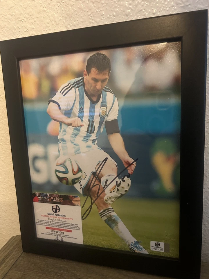 ⚽ Lionel Messi - Argentina - Foto Autografiada Finales Copa Mundial de la FIFA 2022 - 8x10 Foto 4 de 4