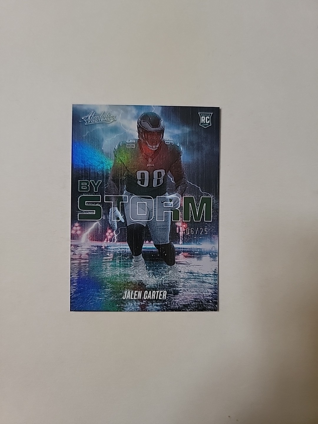 Jalen Carter Panini Absolute By Storm #BST7 Green