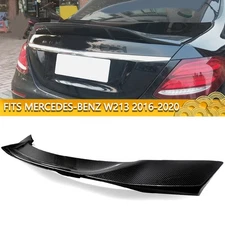 Rear Trunk Spoiler Carbon Look R Style For Mercedes Benz E Class W213 2016-2020