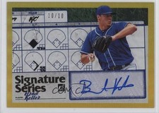 2019 Panini Donruss Signature Series Gold 10/10 Brad Keller #SS-BK Auto 0zv5
