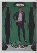 2017-18 Panini Prizm Green Prizm Justin Patton #85 zb3
