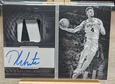 2017-18 Panini Noir Basketball Rookie Patch Auto #240 Derrick White #25/99