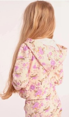LoveShackFancy Kirby Cropped Floral Hoodie & Sweatpants Set Girls 8/9