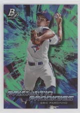 2018 Bowman Platinum Prismatic Prodigies Green 26/99 Eric Pardinho #PPP-16 1g8u