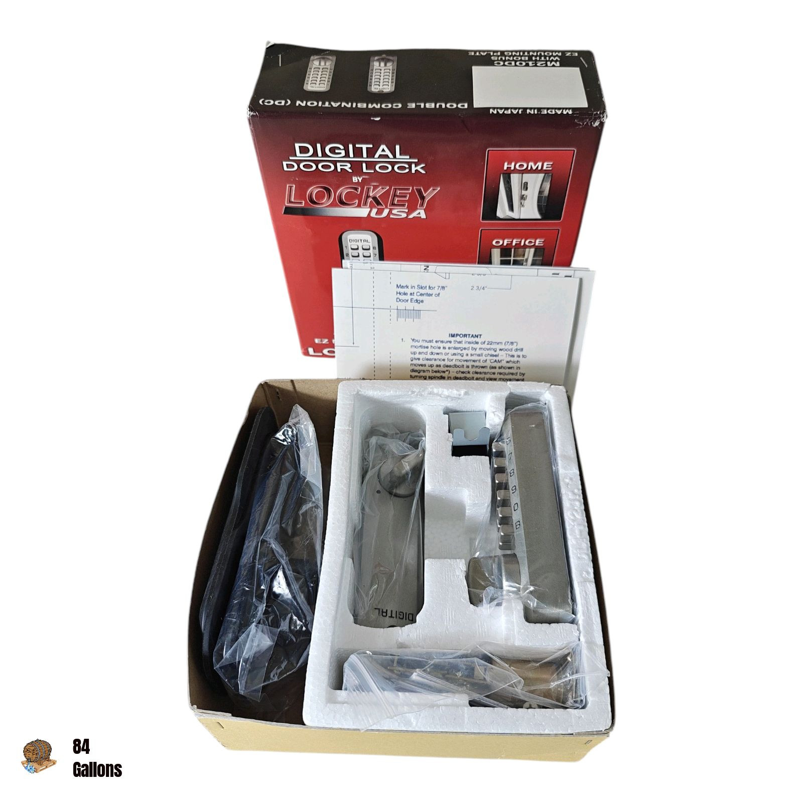 Single Cylinder Keyless Electronic Deadbolt Finish: Satin Nickel Brass