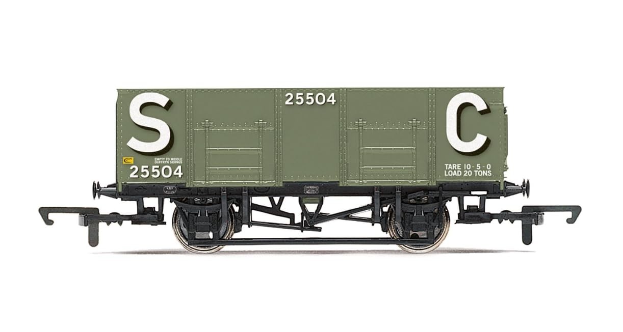 Hornby R60256 Stephenson & Clarke, 21T Steel Mineral Wagon, 25504 - Era 3 Freigh