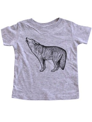 Wolf Howling birthday baby bodysuit, toddler, youth shirt