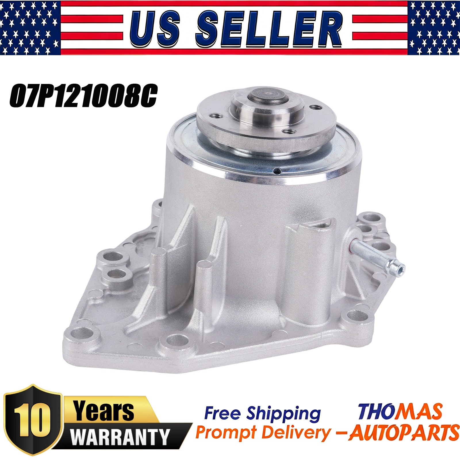 Bentley Bentayga 2017-2019 Water pump with housing P/N 07P121008C