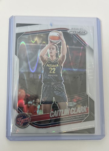 2025 Panini Prizm WNBA - Caitlin Clark #22 White Seismic Prizm