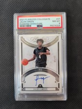 2021 Flawless Collegiate - Jalen Green  Diamond Signature /10  #67 PSA 8 (AU,RC)