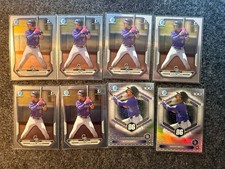 Roldy Brito 2026 Bowman Chrome 1st Bowman Lot - 8 Cards