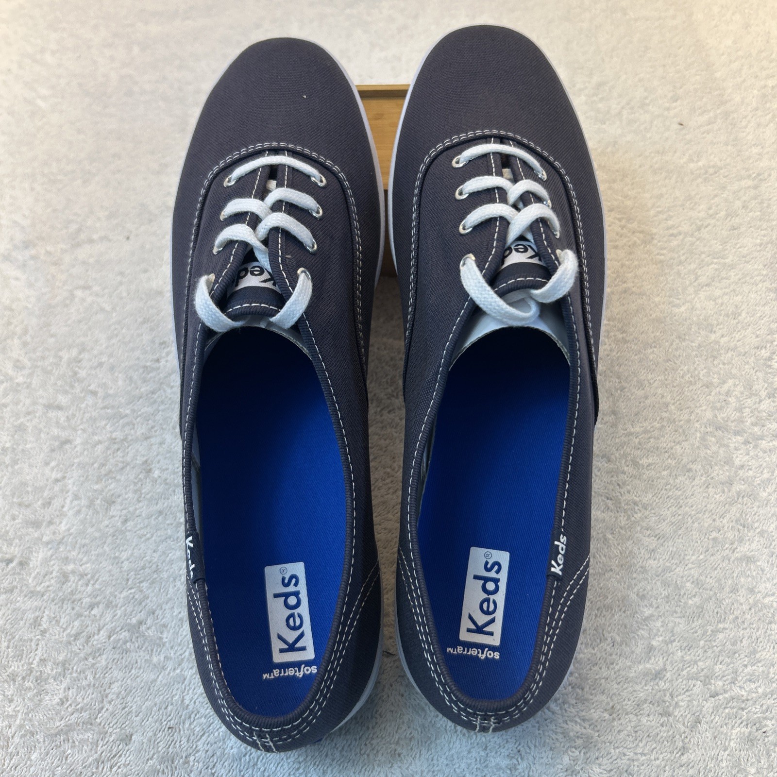 Keds Champion Canvas Original Navy Blue Womens 12 Sneakers NEW