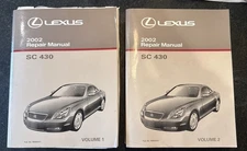 2002 Lexus SC 430 Shop Service Repair Manual