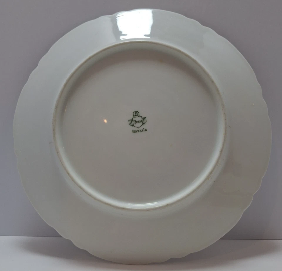 Lote de 3 Platos de Cena Thomas Blanco Francés Bordes en Relieve Baviera De Colección Foto 3 de 4