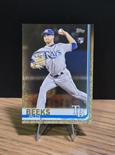 2019 Topps Series 2 Baseball GOLD #688 Jalen Beeks TAMPA BAY RAY RC 0263/2019 38