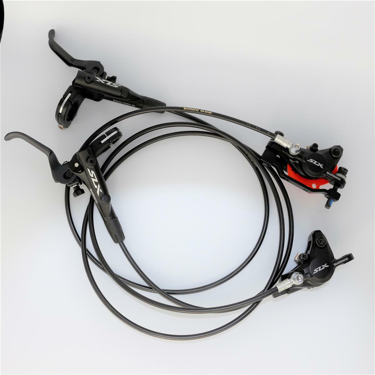 Shimano Deore SLX Disc Brakes Set BLM7000 BRM7000 Rear + Front Wheel