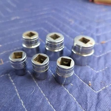 Lot Of 6 Snap-on 12 Point Sockets F-121, F-141, F-161, F-201, F-221, F-241